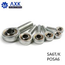 HOT SALE   SA6T/K POSA6 6mm right hand male outer thread metric rod end joint bearing POS6A 2024 - buy cheap