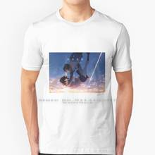 Kimmi não wa//seu nome anime 6 t camisa 100% puro algodão seu nome kimi não wa kiminonawa kimi não nawa kimino nawa seu 2024 - compre barato