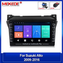 Radio Multimedia con GPS para coche, Radio con reproductor, navegador, Android, 2DIN, 2.5D, 1280x720, IPS, BT, WIFI, SWC, para Suzuki Alto 2009-2016 2024 - compra barato