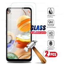 2 gafas protectoras para lg k61 q61 q 61 cristal protector de vidrio templado para lg k 61 lgk61 lgq61 6,53 '', cubierta de película de pantalla completa 2024 - compra barato