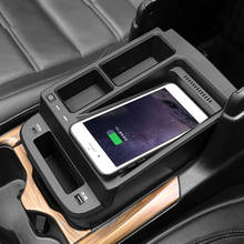 Для Honda CRV CR-V аксессуары 2017 2018 2019 2020 15W QI автомобильное беспроводное зарядное устройство для телефона Быстрая зарядка чехол 2024 - купить недорого