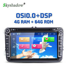 DSP IPS Android 10.0 Octa Core 4G + 64G Car DVD Player RDS Radio Bluetooth GPS Map Wifi TPMS DAB+ For VW POLO GOLF PASSAT B5 B6 2024 - buy cheap