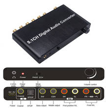 192kHz DAC decodificador 5.1CH Digital Audio decodificador de apoyo para Dolby AC-3/DTS óptico Coaxial a 6 RCA Jack de 3,5mm Adaptador de Audio 2024 - compra barato