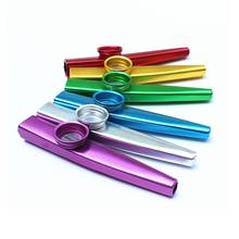 Metal Kazoos Musical Instruments Flutes Diaphragm Mouth Kazoos Musical Instruments Good Companion for Guitar 2024 - buy cheap