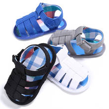 Summer Baby Infant Kids Girls boys Soft Sole Crib Solid Toddler Newborn Sandals Shoes First walk Casual kids shoes детская обувь 2024 - buy cheap