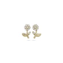 100% 925 sterling silver Minimal delicate fine silver tiny stud 2022 spring new design cute lovely flower stud earring 925 2024 - buy cheap