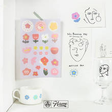 SIXONE Cartoon Cute Floret Fruits Decoration Stickers Kawaii Korea Girl Notebook Desk Hand Account label Sticker Sealing Sticker 2024 - buy cheap