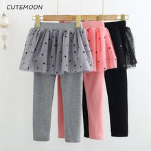 Girls Leggings Spring Cute Dot Baby Girls Skirts+Pants Children Clothes Cotton Toddler Kids Tutu Skirts Trousers 2024 - buy cheap