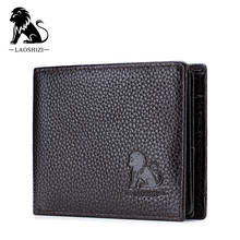 New Genuine Leather Mens Slim wallet thin Man Short Purse Brand Male Cowhide Credit&id Wallet Multifunction Small Wallets 2024 - buy cheap