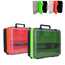 Portable Double-layer Waterproof Fishing Tackle Box Fishing Lure Spoon Hook Bait Storage Box Outdoor Fishing Accessories 2024 - buy cheap