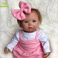 Little Girl baby reborn doll 35cm soft silicone reborn baby dolls newborn alive bebe reborn boneca gift toys 2024 - buy cheap