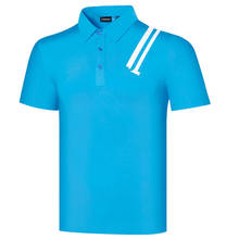 Camiseta de golfe masculina, camiseta de manga curta para o ar livre com roupas de golfe 3 cores 2024 - compre barato