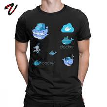 Programmer T-Shirt For Men Dead Docker Dev Devops Programming T Shirt Developer Coder Coding Vintage Tee Shirt Geek Gift Clothes 2024 - buy cheap