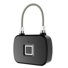 Mini Smart Fingerprint Padlock Waterproof Portable Doorlock Anti-Theft Keyless Electronic Lock For Cabinet Backpack Luggage 2024 - buy cheap