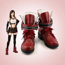 Final Fantasy-Botas de utilería para Cosplay, traje de zapatos hechos a medida, Tifa Lockhart, para fiesta de Carnaval y Halloween, envío gratis 2024 - compra barato