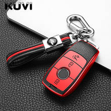 TPU Leather Car Key Cover For Mercedes Benz E Class W213 W205 E200 E260 E300 E320 AMG CLA 2018 2019 2020 Remote Fob Shell Case 2024 - buy cheap