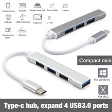 Concentrador de red USB 6 en 1, adaptador USB C a USB 3,0, Compatible con HDMI Dock para MacBook Pro, Nintendo Switch, USB-C tipo C 2024 - compra barato