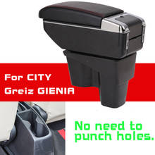 Leather Car Armrest for Honda CITY GREIZ GIENIA New Flight FIT 2024 - buy cheap