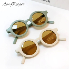 LongKeeper-gafas De Sol redondas para niños y niñas, lentes De Sol a la moda con protección UV, 2021 2024 - compra barato