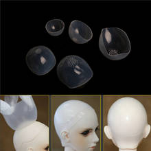 1/6 1/4 1/3 Head Clear Silicone Wig Cap Protection Cover for BJD Dollfie Doll Anti-Slip MSD AOD DOD Dollfie Protector 2024 - buy cheap