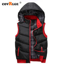 Covrlge Vest Men Stylish 2019 Autumn Warm Sleeveless Men Winter Coat Men's Vest Fashion Casual Coats Mens Plus Size 5XL MWB015 2024 - buy cheap