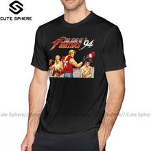The King Of Fighter T Shirt The King Of Fighters 94 Neo Geo T-Shirt Short Sleeve Print Tee Shirt Mens 100 Cotton XXX Cute Tshirt 2024 - buy cheap