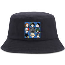 The Heroes Bunch My Hero Academia Print Fisherman Hat Fishing Cap Kpop Bucket Hats Panama Men Women Bob Sunscreen Chapeau Caps 2024 - buy cheap