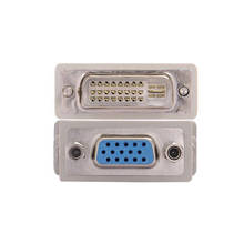 1pc DVI D Male To VGA Female Socket Adapter Converter VGA To DVI/24+1 Pin Male To VGA Female Adapter Converter 2024 - buy cheap