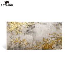 Hot sale Modern abstract gold plating picture Hand painted oil painting on canvas wall art poster for living room bedroom decor 2024 - buy cheap