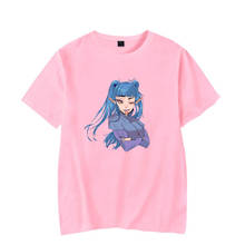 LUCKYFRIDAY-Camiseta de manga corta de algodón para hombre, Camiseta de cuello redondo de Anime, Ashnikko 2D 2024 - compra barato