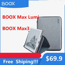 Capa de luxo para onix boox max lumi/max3 13.3, capa de couro, multi-função, de negócios, bolsa, tablet, capa protetora, bolsa de mão 2024 - compre barato