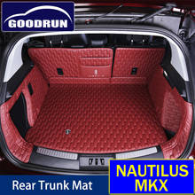 Protector de cuero para Interior de coche, alfombrilla para maletero, para Lincoln MKX NAUTILUS 2024 - compra barato