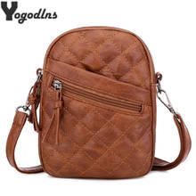 Retro Small Crossbody Bag For Women PU Leather Shoulder Bag Messenger Bag Casual Brand Design Handbag  Lady Purse bolso 2024 - buy cheap