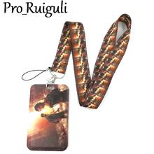 Last of Us Anime Lanyard Badge Holder ID Card Lanyards Mobile Phone Rope Key Lanyard Neck Straps Keychain Key Ring 2024 - buy cheap