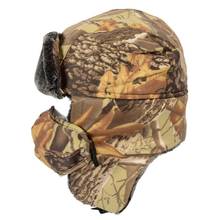 Winter Outdoor Climbing Hunting Riding Skiing Fishing Warm Cotton Hat Windproof Thick Camouflage Lei Feng Cap Mask 2024 - buy cheap
