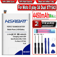 HSABAT 100% High Capacity 4450mAh FL40 Battery for Motorola Moto X play 3A Dual XT1543 XT1544 XT1560 XT1561 XT1562 XT1563 XT1565 2024 - buy cheap