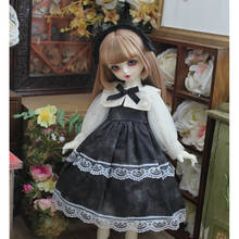 BJD clothes black color blyth doll dress + hair band for 1/3 1/4 1/6  BJD SD DD Blyth doll accessories doll dress 2024 - buy cheap