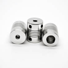 1PCS 3D Printers Parts Aluminium CNC Motor Jaw Shaft Coupler 5mm To 8mm Flexible Coupling OD19 L25mm 2024 - buy cheap