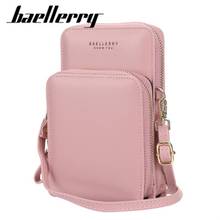 Bolsa baellery feminina, versão coreana, bolsa mensageiro de um ombro selvagem, grande capacidade, fashion, bolsa de celular, carteira com zíper longa 2024 - compre barato