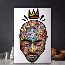 Graffiti Art Portrait of Big and Tupac Canvas Paintings Posters and Prints 2Pac Hip Hop Rapper Wall Art Pictures for Living Room 2024 - buy cheap