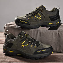 High Quality Men Hiking Shoes Autumn Winter Outdoor Men Sport Trekking Mountain Boots Sneaker Waterproof Climbing Athletic Shoes 2024 - купить недорого