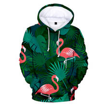 Moletom flamingo 3d criativo para homens e mulheres, blusa de moletom para crianças, primavera e outono, material de poliéster tendência, mais vendidos, roupas para adolescentes, 2021 2024 - compre barato