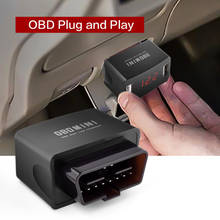 Мини Автомобильное зарядное устройство с двумя usb-портами, OBD зарядка 12 В 24 В, светодиодный дисплей напряжения, автомобильное зарядное устройство с разъемом, автомобильное зарядное устройство 2024 - купить недорого