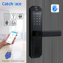 TTlock APP Fingerprint Door Lock Smart WIFI Card Digital Code Electronic Door Lock Home Security Mortise Lock 2024 - buy cheap