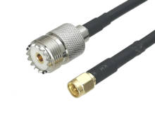 1Pcs RG58 UHF SO239 Female Jack to SMA Male Plug Connector RF Coaxial Jumper Pigtail Cable For Radio Antenna 6inch~40M 2024 - buy cheap