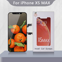 ЖК-дисплей RJ Incell для IPhone XS Max, дисплей с 3D сенсорным экраном и дигитайзером в сборе, прекрасный ремонт, ЖК-дисплей, AAA +++ 2024 - купить недорого