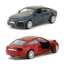 Новая модель автомобиля Audi A7 1:43 из сплава, модель литая металлическая модель автомобиля для мальчиков, коллекционная игрушка, подарок для друзей и детей V235 2024 - купить недорого