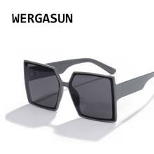 -Óculos de sol feminino-espelhado-retrô-clássico, de plástico, luxuoso, marca vintage 2024 - compre barato