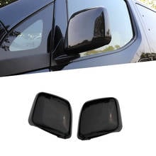 Для Nissan NV200 Evalia 2010 - 2018 ABS хромированное зеркало заднего вида декоративное покрытие Стикеры для стайлинга автомобиля 2 шт. углеродное волокно ... 2024 - купить недорого