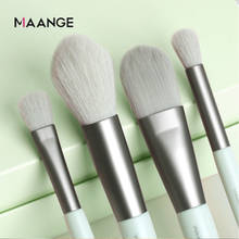 Maange Pro 7Pcs Mini Face Makeup Brushes Set Foundation Powder Eye Shadow Eyeliner Eyelash Eyebrow Blush Facial Cosmetic Tools 2024 - buy cheap